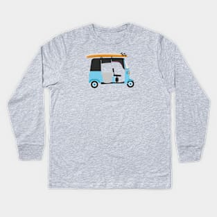 Surf Tuk Tuk in Sri Lanka Kids Long Sleeve T-Shirt